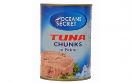 Oceans Secret Tuna Chunks In Brine   Tin  425 grams